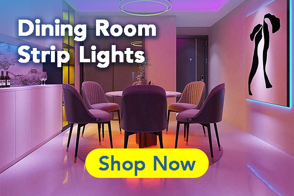 dining room led strip lights
