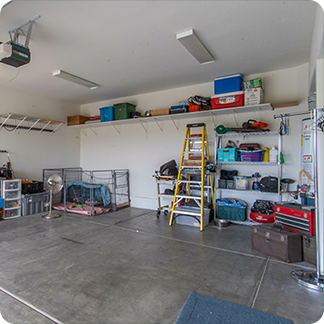 an image showing a residential garage using non-corrosive LED battens