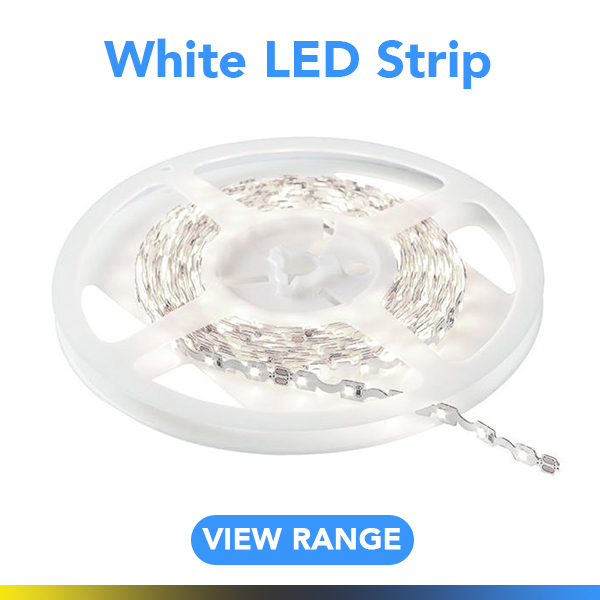 white strip lighting