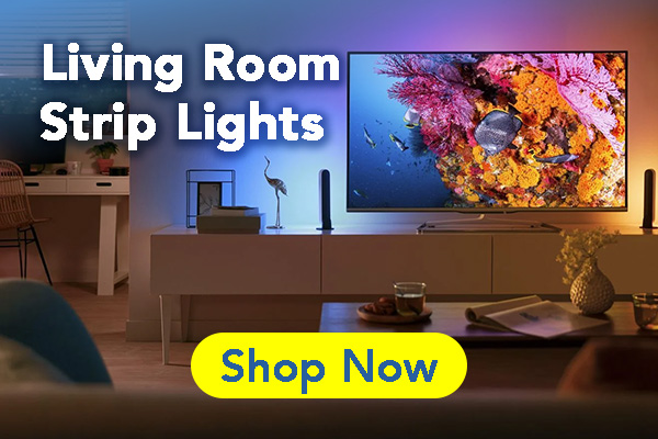 living room strip lights