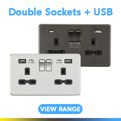 Double Sockets with USB