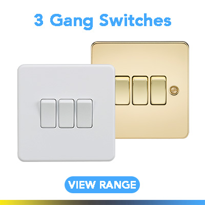 3 Gang light Switches
