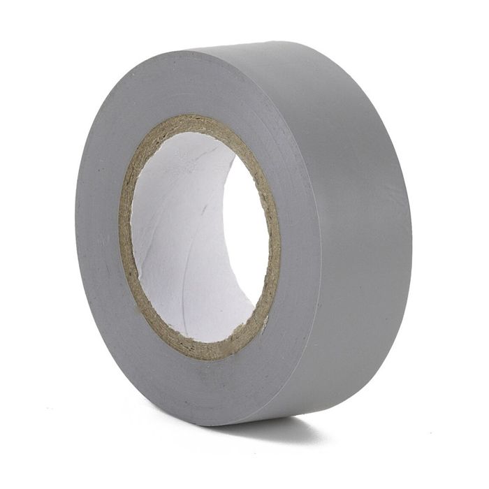 20m PVC Electrical Tape Grey