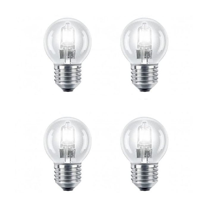 28W E27 P45 Halogen Golf Ball - 4 PACK