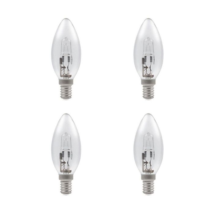 42W E14 B35 Halogen Candle - 4 PACK