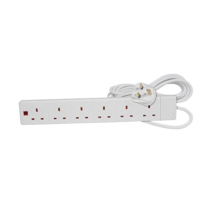 5 metre 6 gang extension lead