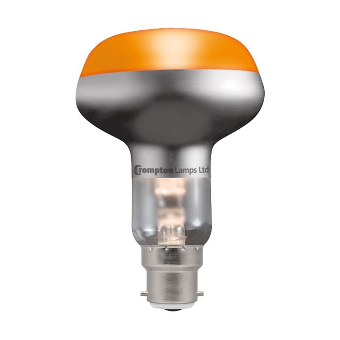 60W BC R80 Amber Spot