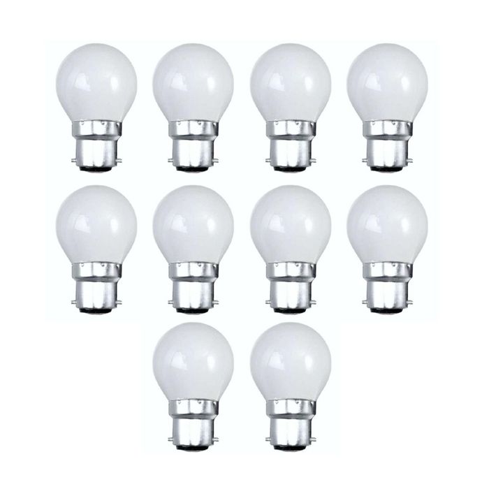 60W BC OPAL GOLF BALL 230V PACK OF 10