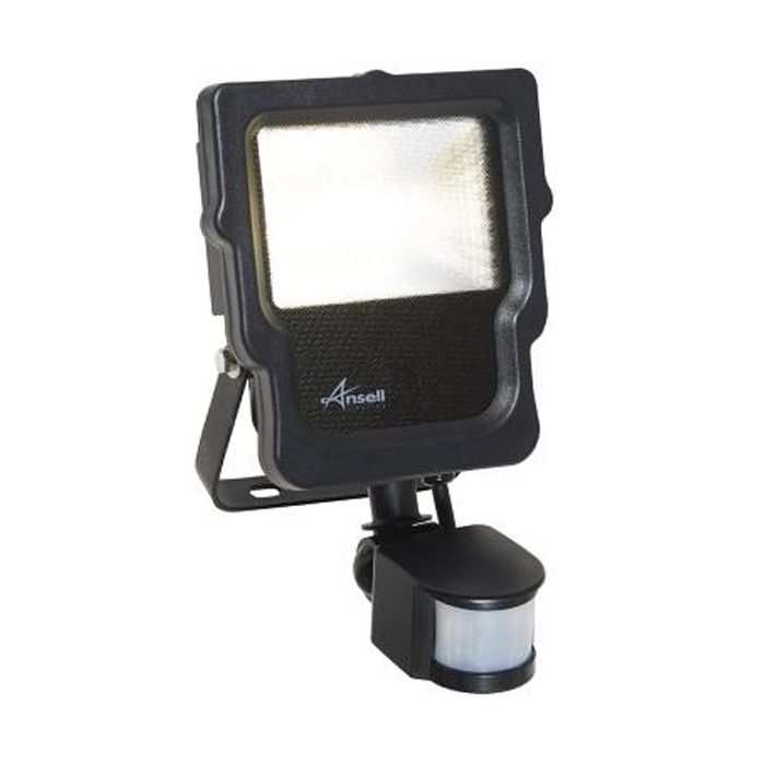 Ansell Calinor LED Polycarbonate Floodlight 10W Warm White PIR