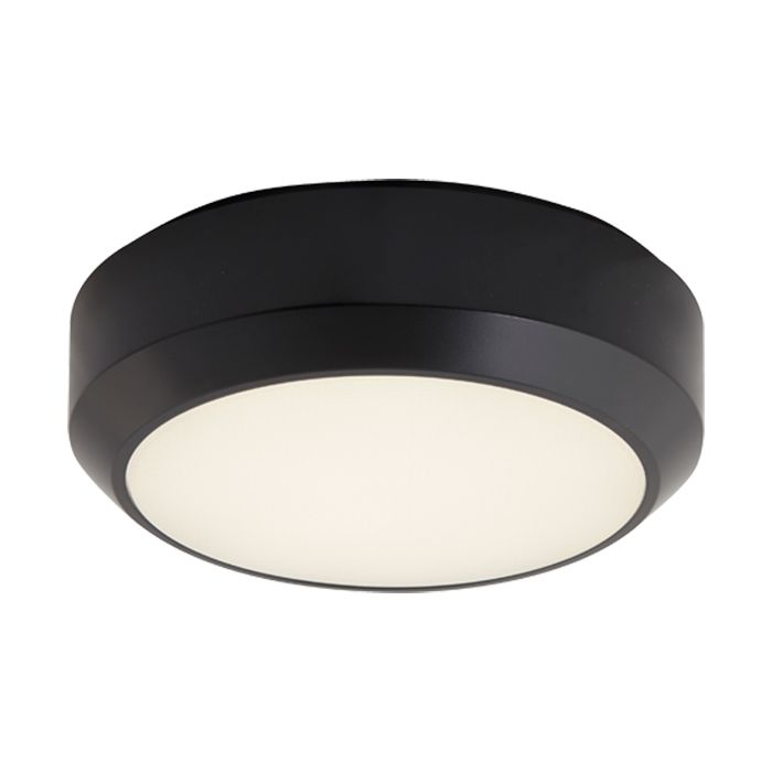 Ansell Delta CCT 2 Black 7-12W LED Bulkhead-Microwave Sensor and Emergency