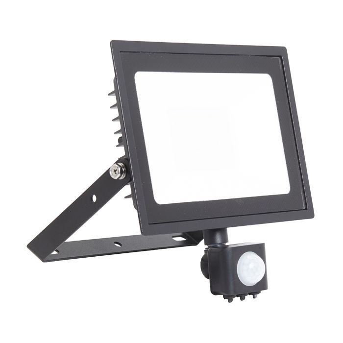 Ansell Eden LED Floodlight 10w Cool White - PIR 