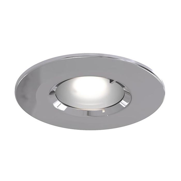 Ansell Edge GU10 Fire Rated Downlight 50W - Satin Chrome