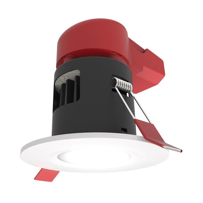 Ansell Prism LED Fire-rated Downlight 3000K 7.3W White