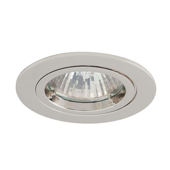 Ansell Twistlock GU10 50W Die-Cast Downlight Satin Chrome