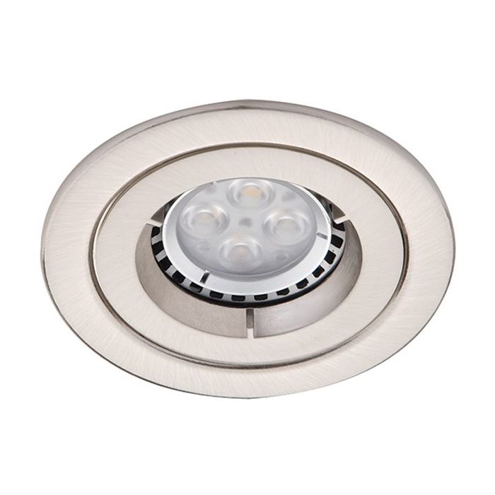 Ansell Twistlock GU10 50W IP65 Downlight Satin Chrome