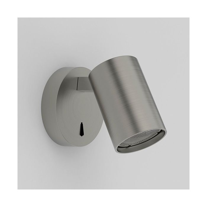 Astro Ascoli Single Matt Nickel Single Switched Reading Light