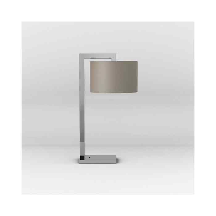 Astro Ravello Polished Chrome Table Lamp with 250mm Oyster Shade