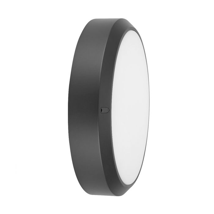 Bell Lighting Oberon 20W LED Bulkhead - IP65, 4000K, Emer, Sens On/Off