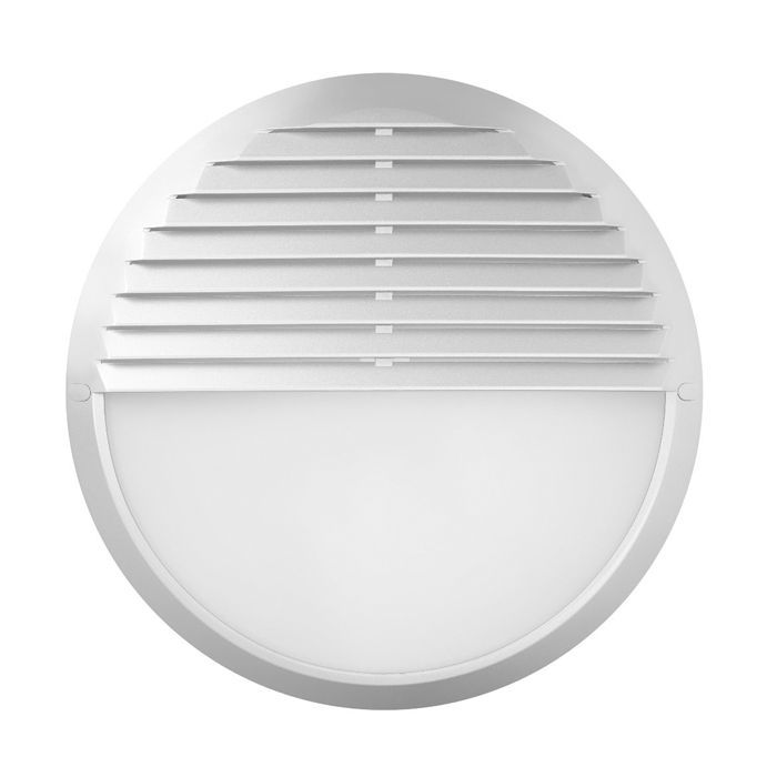 Bell Lighting Silver Louvre Bezel for Oberon Bulkhead