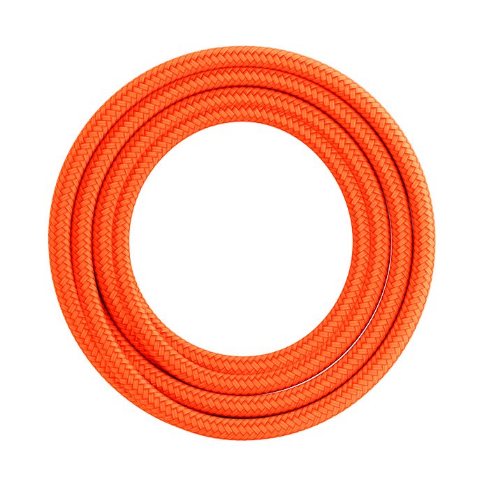 Calex 940228 1.5M Orange Fabric Pendant Cable