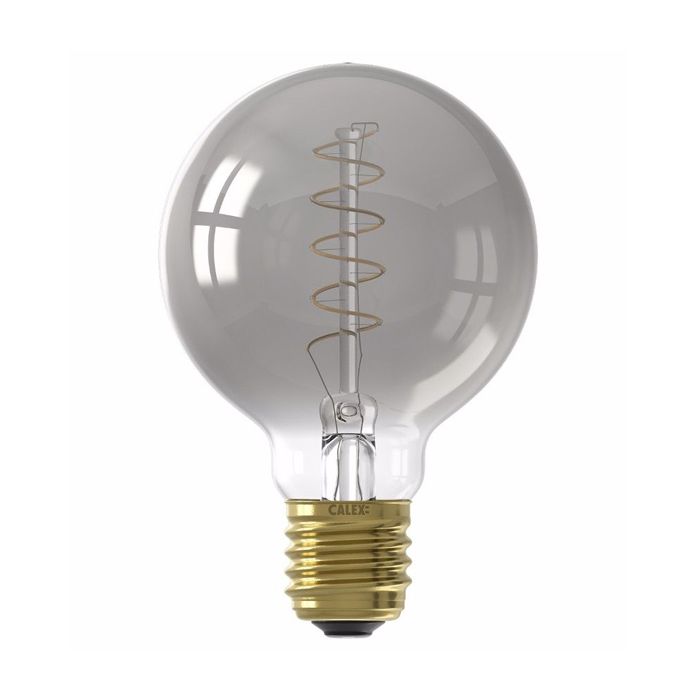 Calex Globe G80 LED lamp 240V 4W 2100K Titanium Dimmable