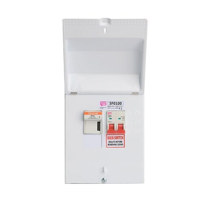 FuseBox 100A Fused Switch with 63A 80A 100A gG Fuses