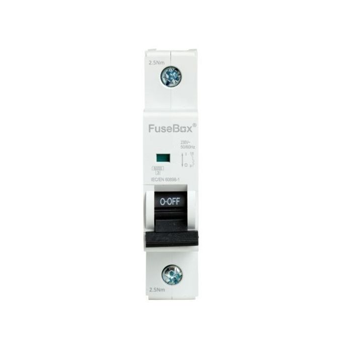 FuseBox 10A 1 Pole C Curve MCB