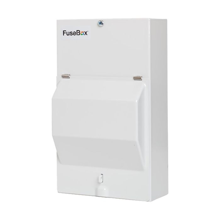 FuseBox 4 Module Empty Enclosure (N Cable and Busbar)