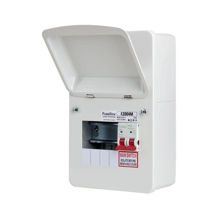 FuseBox 4 Way RCBO Consumer Unit 