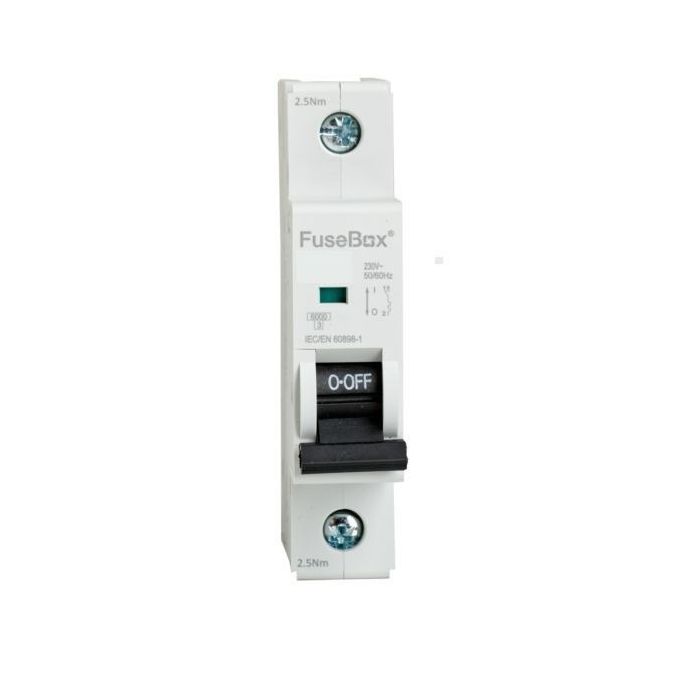 FuseBox 40A 1 Pole B Curve MCB