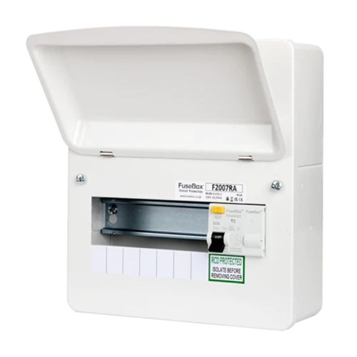 FuseBox 7 Way Consumer Unit with 63A Type B RCD