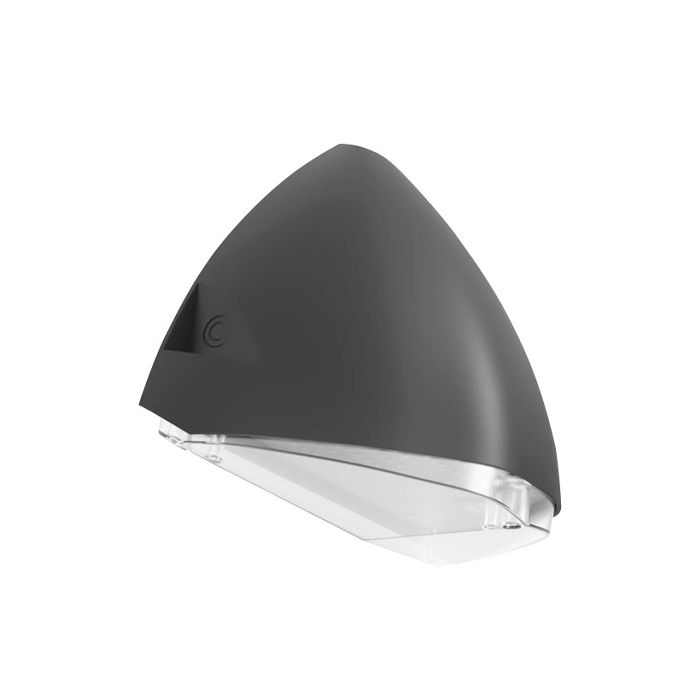 Integral Outdoor Midi Cobra Wall Pack 3Hr Emergency Power & CCT Selectable 7-12W Black