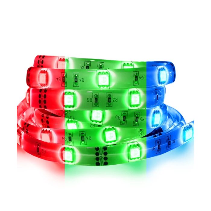 Integral RGBW Strip 24V IP33 5m x 12mm 3000K Colour Changing 12W/m
