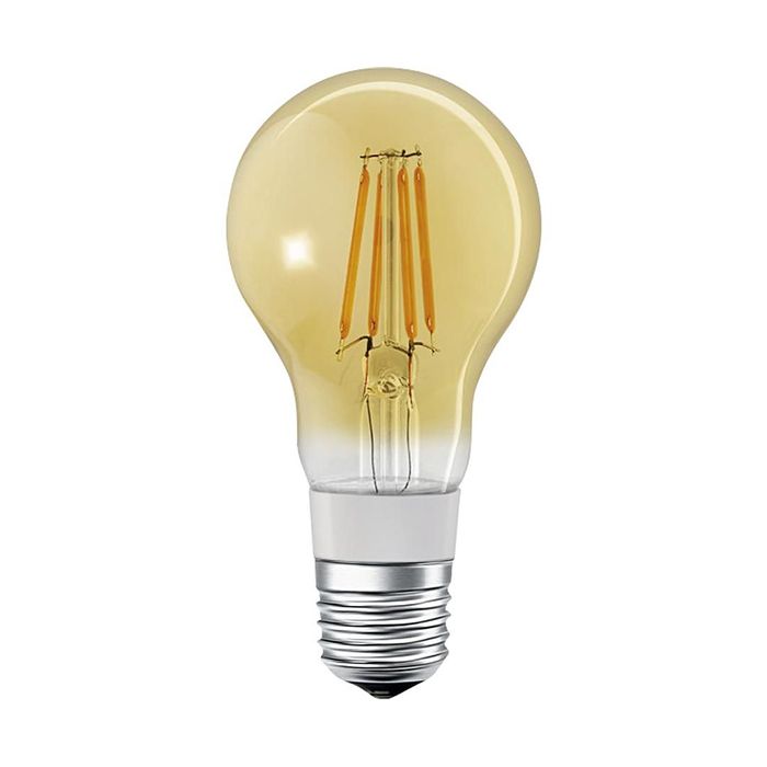 Ledvance Smart+ Bluetooth 5.5W Filament Amber Gold Dim A60 E27 600lm 220-240V