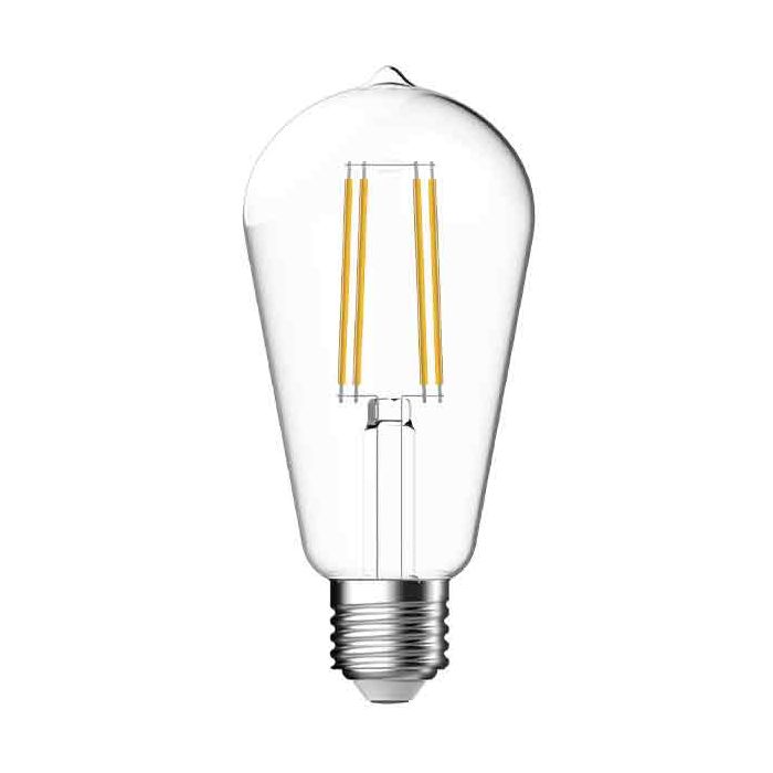 Megaman LED E27 Clear Filament ST64 7.2W Warm White