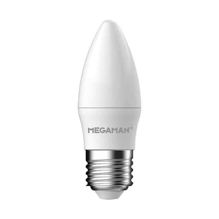 Megaman LED E27 Opal Candle 2.9W Warm White