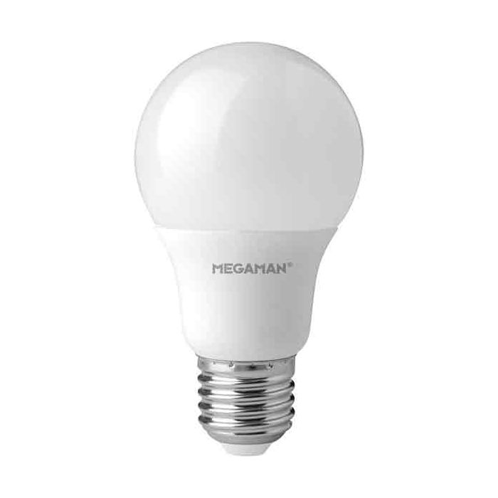 Megaman LED E27 Opal Dimmable GLS 8.5W Warm White