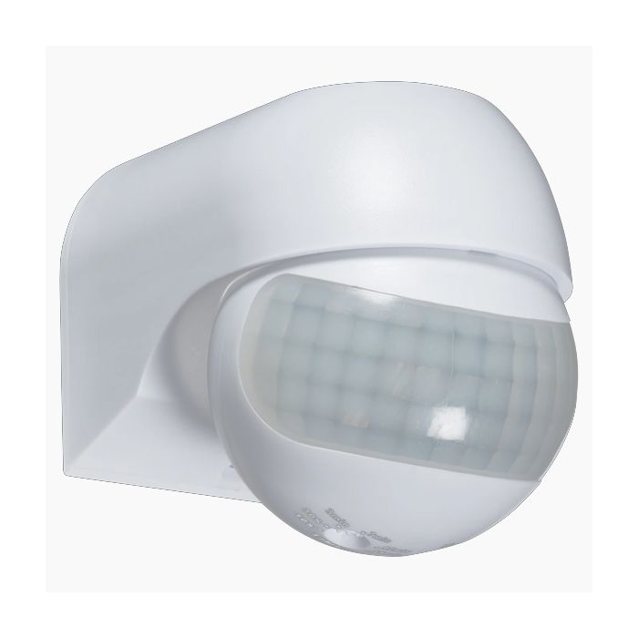 MLA Knightsbridge OS0014 White Mini Wall Mounted 180deg 12m PIR Sensor IP44