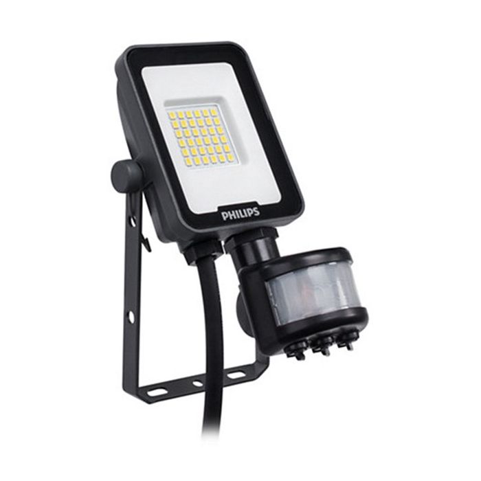 Philips Ledinaire 10W Mini LED PIR Floodlight 3000K Symmetrical Beam
