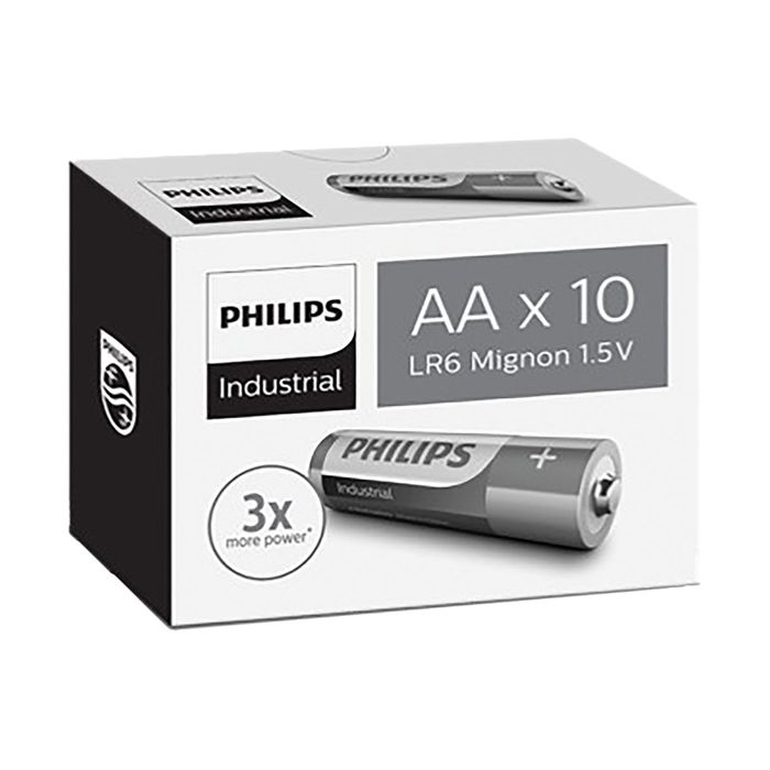 Philips MN1500 LR6 AA Industrial Batteries (PACK OF 10)