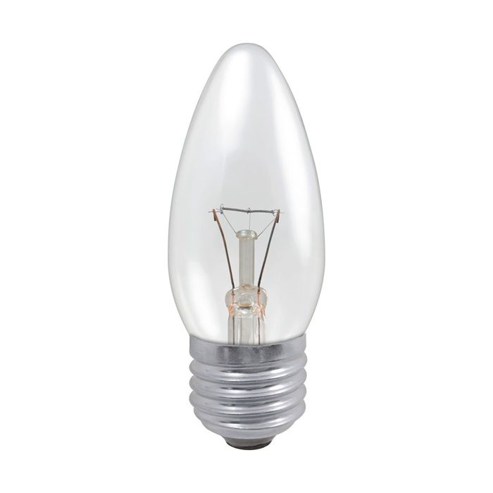 Professional 40w ES Clear 35mm Candle