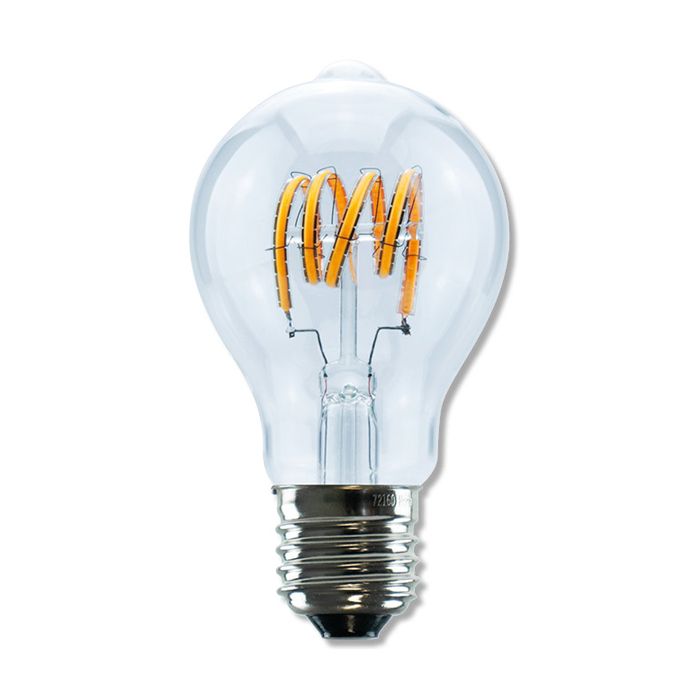 SegulaLED 50301 8w Light Bulb Curved Clear A60 E27 400lm 2000K-2800K Dimmable