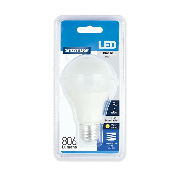 Status Led 9W ES GLS 2700K
