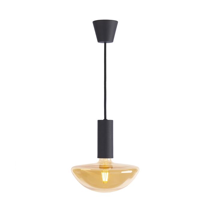 Sylvania SylCone Pendant Black Retro GX200