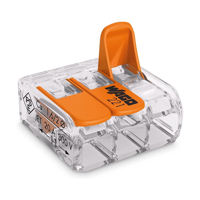 Wago 221-413 3Way Lever Connector  