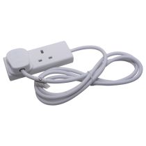 2 metre 2 gang extension lead