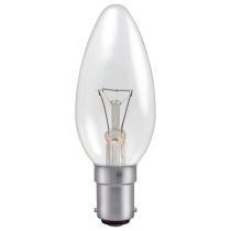 40W SBC Clear Candle 35mm Pack of 10