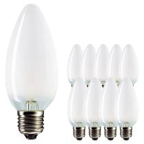 60W ES Clear Candle 35mm Pack of 10