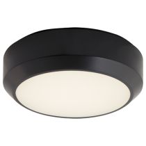 Ansell Delta CCT 2 Black 7-12W LED Bulkhead-Emergency