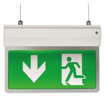 Ansell Eagle 3-In-1 LED Exit Sign Maintained / Non-Maintained 2.5W Silver